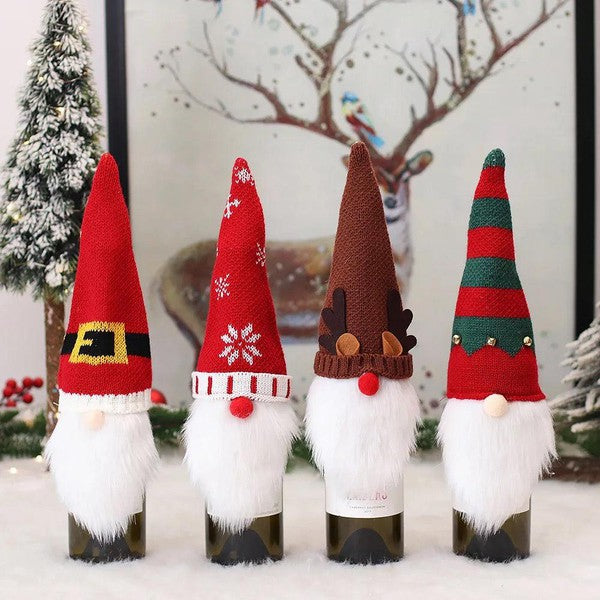 Gnome Wine Gifts Topper NEW