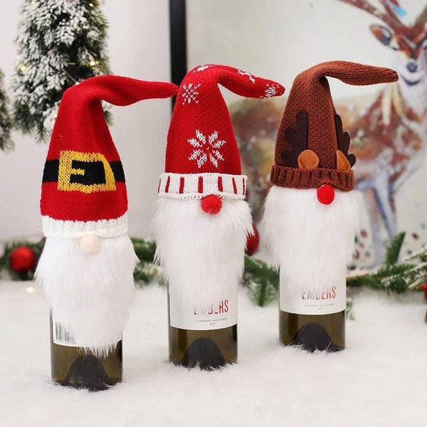Gnome Wine Gifts Topper NEW