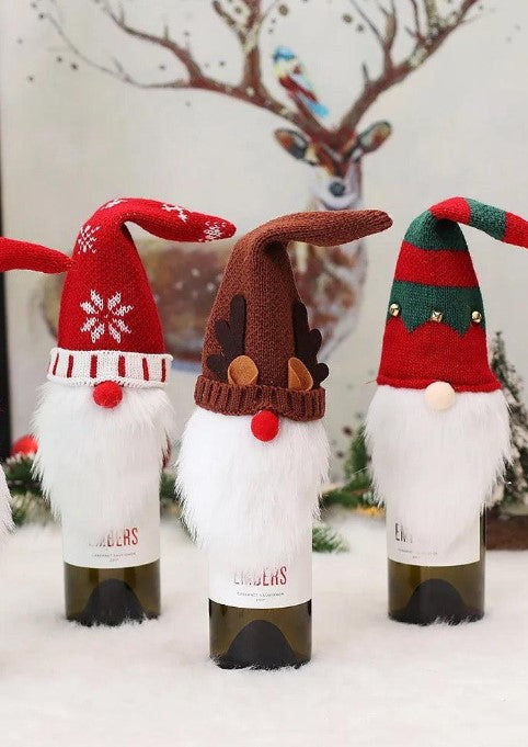 Gnome Wine Gifts Topper   NEW